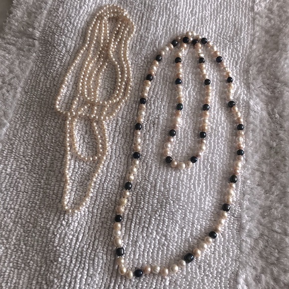 Set of two pearl necklaces - Picture 4 of 9